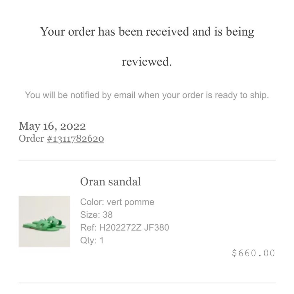 New Hermes Green Sandals with box - Picture 6 of 6